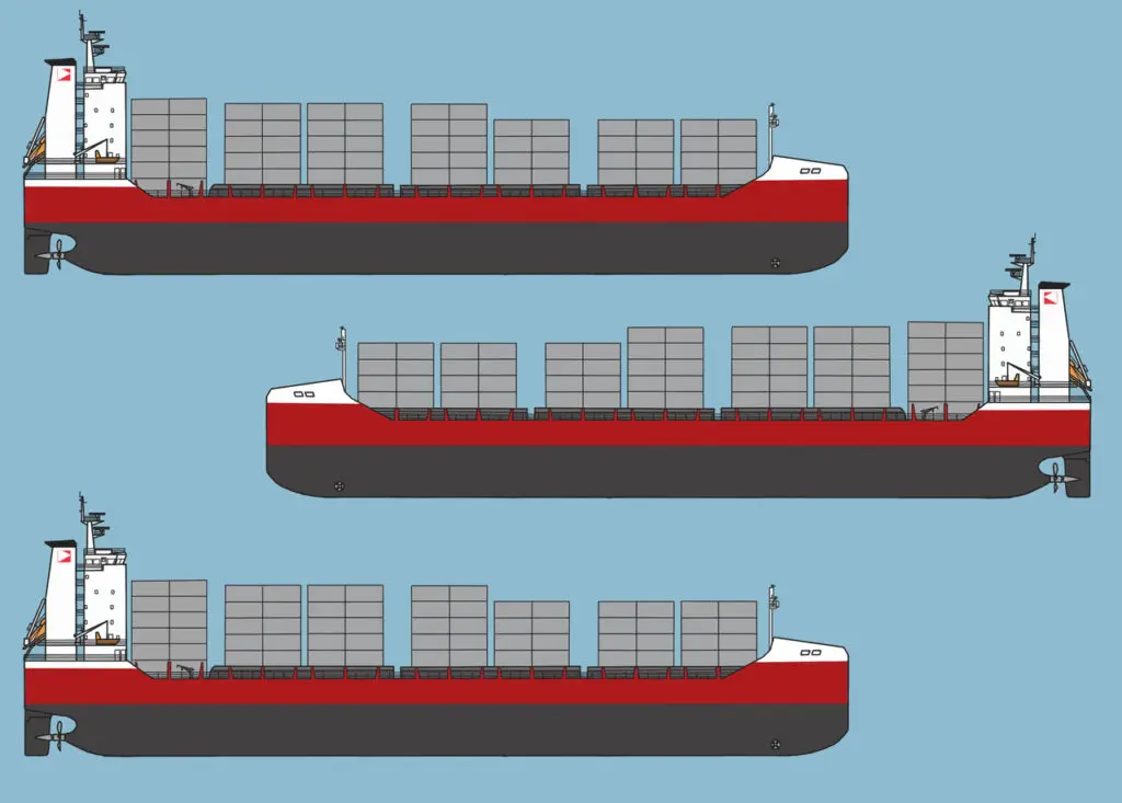 Финская компания Langh Ship заказала три фидерных контейнеровоза